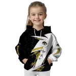 iowa hawkeyes dynamic slash black white hoodie best selling
