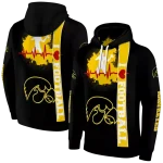 iowa hawkeyes football heartbeat black hoodie best selling