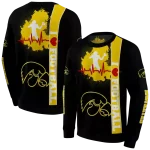 iowa hawkeyes football heartbeat black hoodie best selling