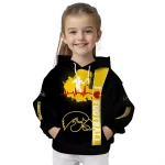 iowa hawkeyes football heartbeat black hoodie best selling