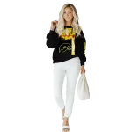 iowa hawkeyes football heartbeat black hoodie best selling