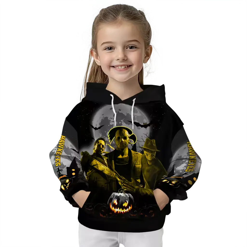 iowa hawkeyes halloween vibes black hoodie top rated iowa hawkeyes halloween vibes black hoodie top rated