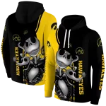 iowa hawkeyes jack skellington black hoodie best selling