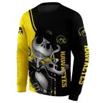 iowa hawkeyes jack skellington black hoodie best selling