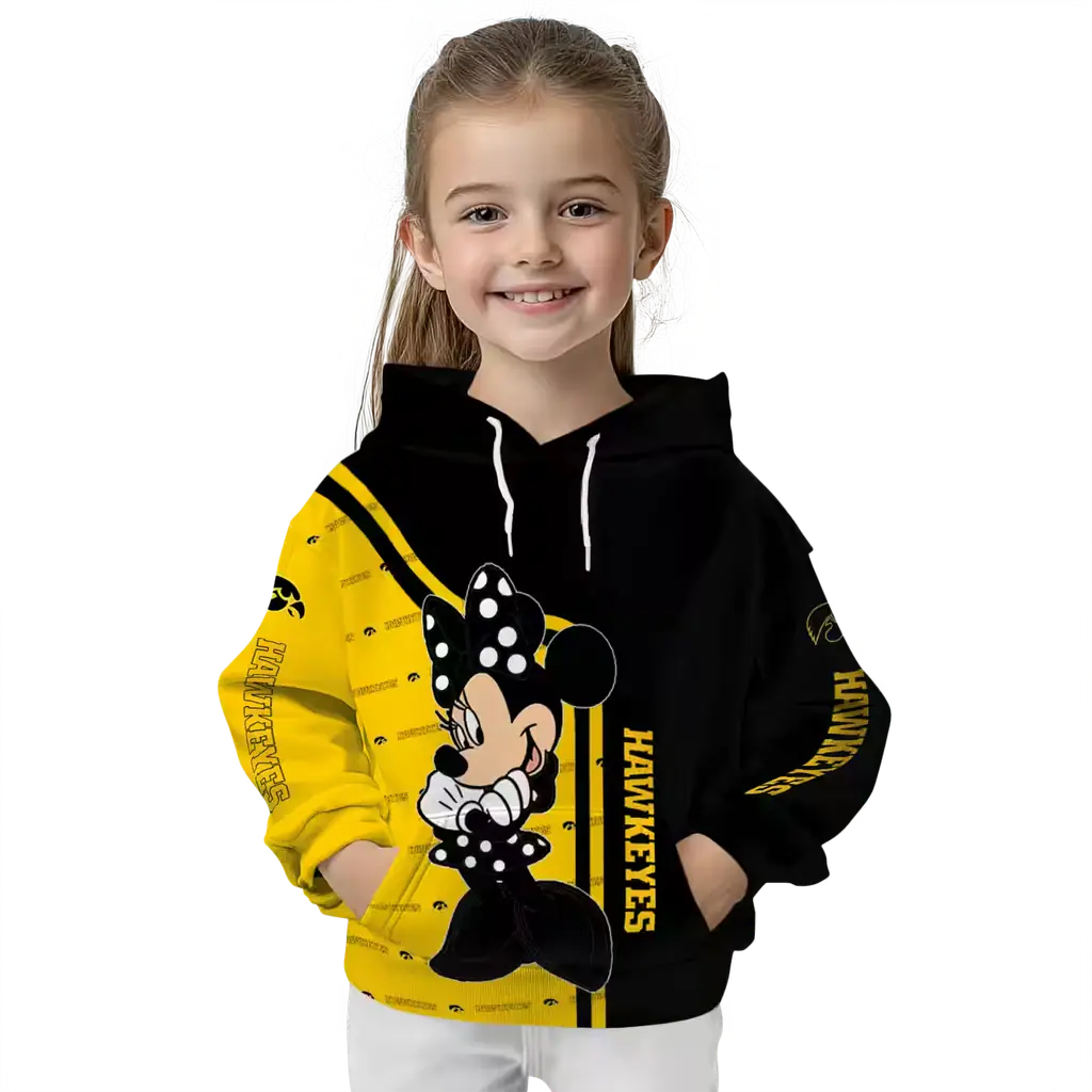 iowa hawkeyes minnie mouse black hoodie top rated iowa hawkeyes minnie mouse black hoodie top rated