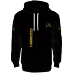iowa hawkeyes monogram pattern black hoodie best selling