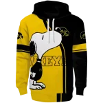 iowa hawkeyes playful snoopy black hoodie best selling