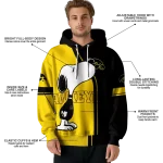 iowa hawkeyes playful snoopy black hoodie best selling