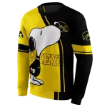 iowa hawkeyes playful snoopy black hoodie best selling