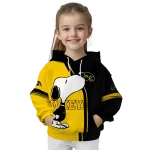iowa hawkeyes playful snoopy black hoodie best selling