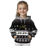 iowa hawkeyes reindeer motif black hoodie best selling