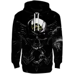 iowa hawkeyes skull artwork black hoodie best selling