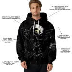 iowa hawkeyes skull artwork black hoodie best selling