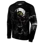 iowa hawkeyes skull artwork black hoodie best selling