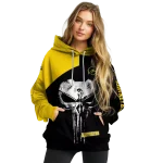 iowa hawkeyes skull punisher gold black hoodie best selling