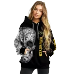 iowa hawkeyes sugar skull black hoodie best selling