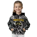 iowa hawkeyes tie dye pattern black hoodie best selling