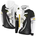 iowa hawkeyes triangular pattern black white hoodie best selling