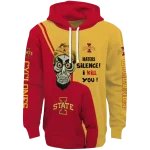 iowa state cyclones achmed skull red hoodie best selling