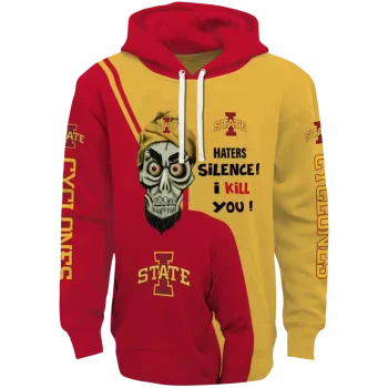 iowa state cyclones achmed skull red hoodie best selling