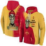iowa state cyclones achmed skull red hoodie best selling
