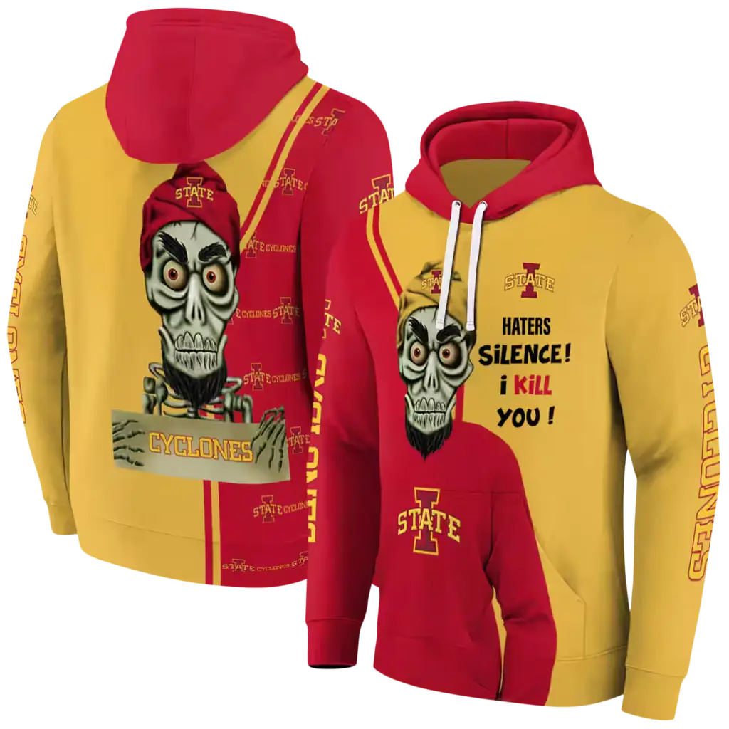 iowa state cyclones achmed skull red hoodie fashion forward iowa state cyclones achmed skull red hoodie fashion forward
