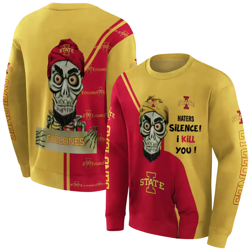 iowa state cyclones achmed skull red hoodie premium grade iowa state cyclones achmed skull red hoodie premium grade