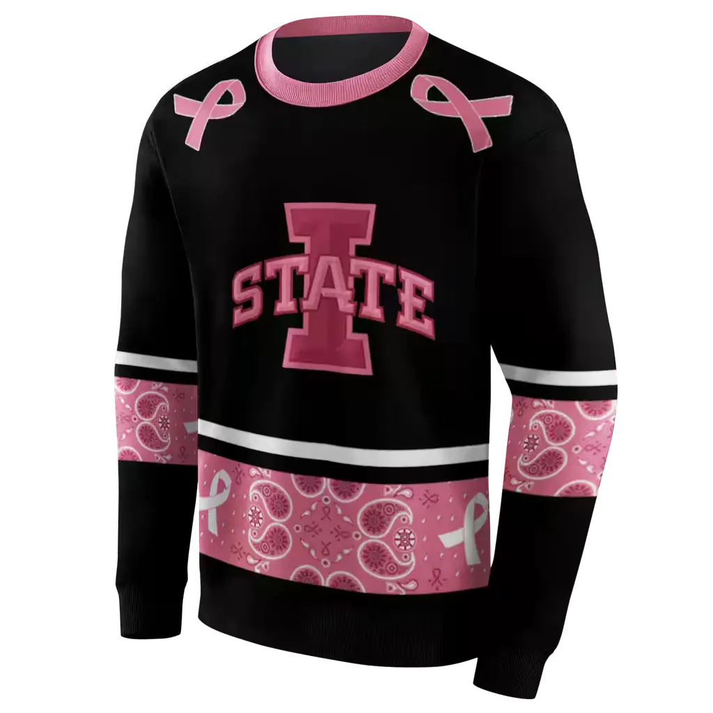 iowa state cyclones awareness ribbon black pink hoodie new arrival iowa state cyclones awareness ribbon black pink hoodie new arrival