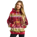 iowa state cyclones christmas trees red hoodie best selling