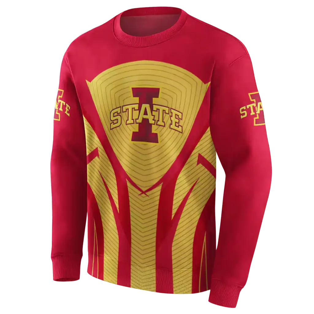 iowa state cyclones concentric lines red black hoodie new arrival iowa state cyclones concentric lines red black hoodie new arrival