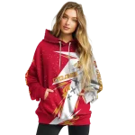 iowa state cyclones dynamic slash red white hoodie best selling