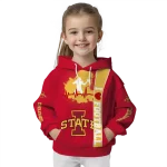 iowa state cyclones football heartbeat red hoodie best selling
