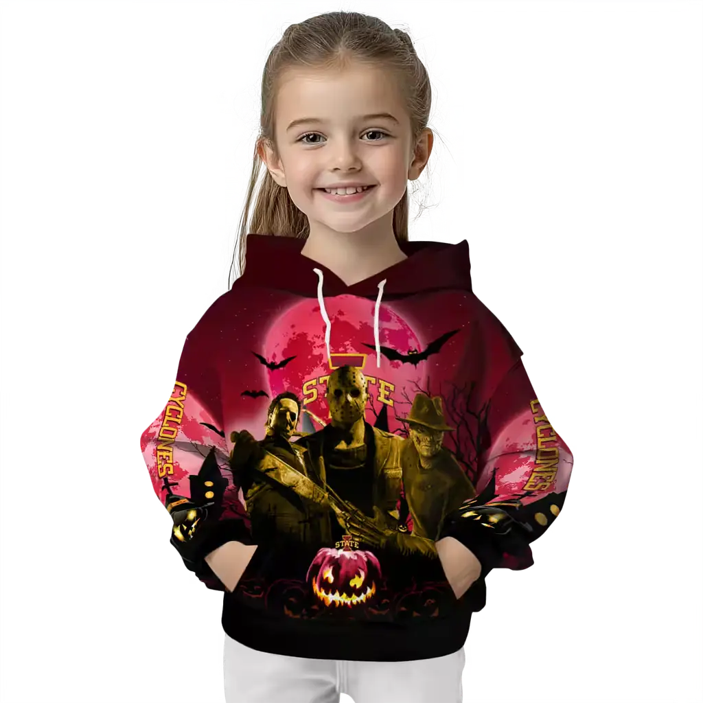 iowa state cyclones halloween vibes red black hoodie top rated iowa state cyclones halloween vibes red black hoodie top rated