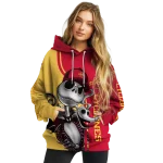 iowa state cyclones jack skellington red hoodie best selling