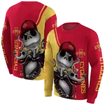 iowa state cyclones jack skellington red hoodie best selling