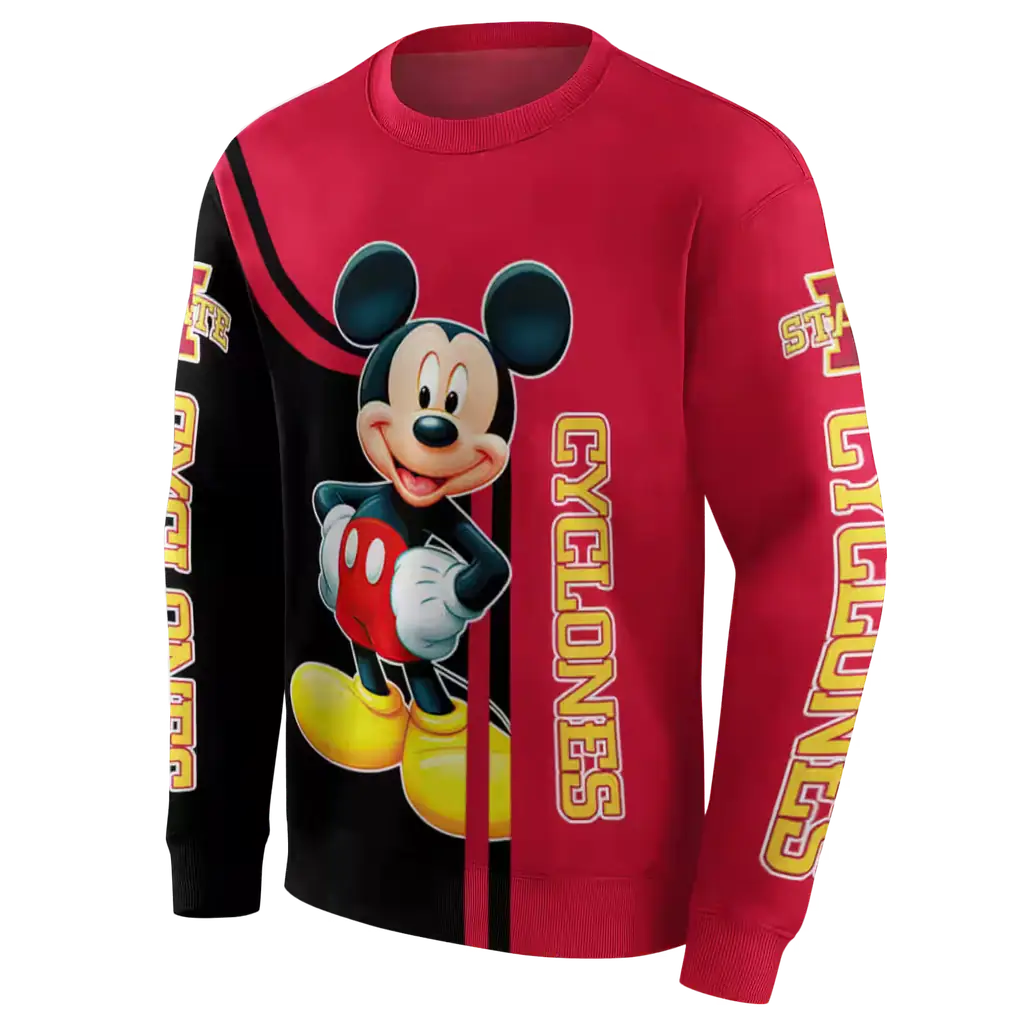 iowa state cyclones mickey mouse red black hoodie new arrival iowa state cyclones mickey mouse red black hoodie new arrival