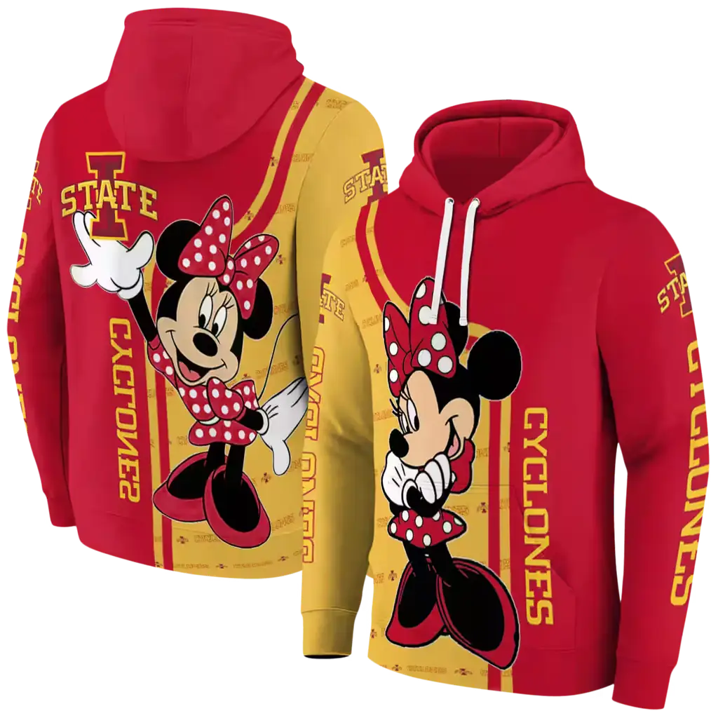iowa state cyclones minnie mouse red hoodie fashion forward iowa state cyclones minnie mouse red hoodie fashion forward