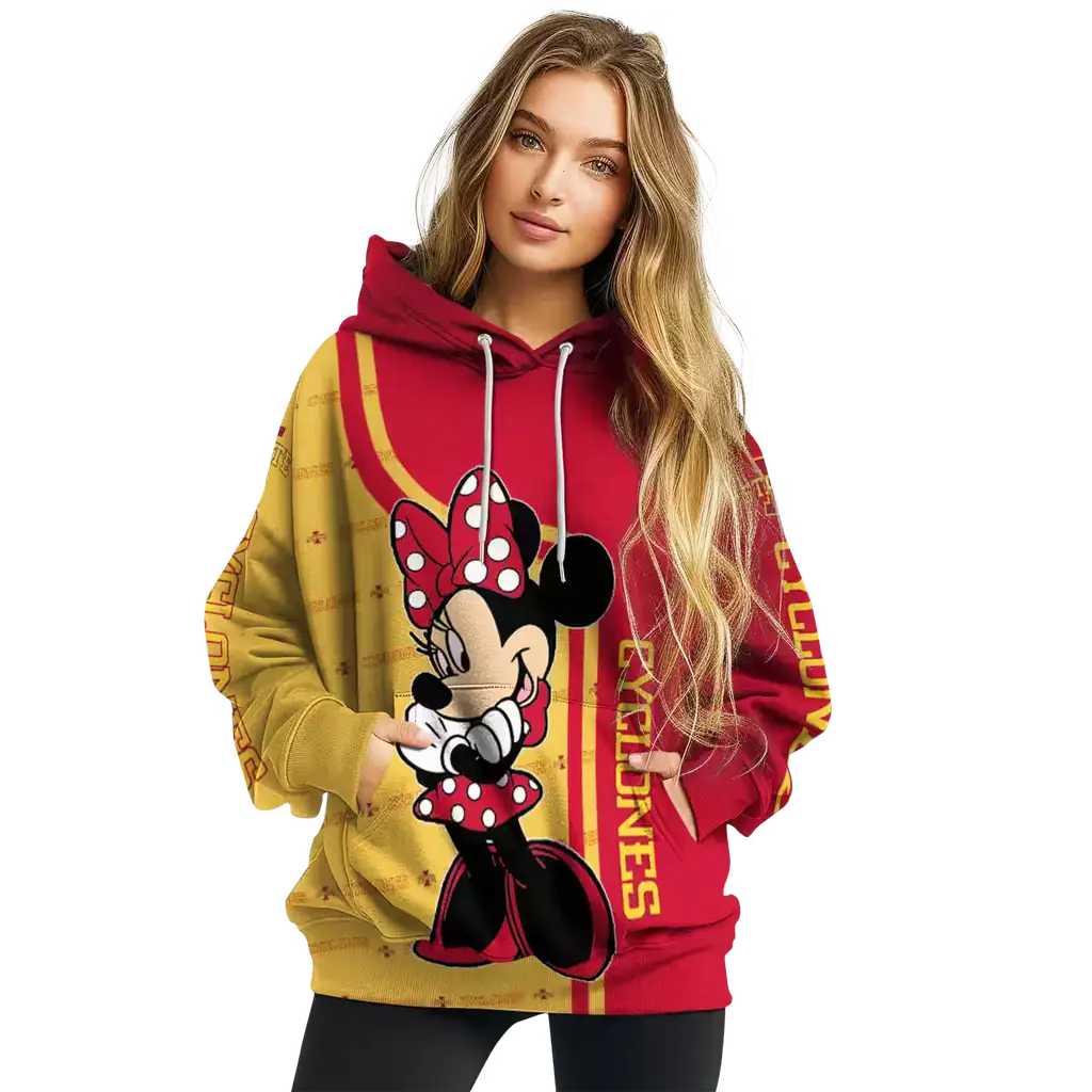 iowa state cyclones minnie mouse red hoodie high quality iowa state cyclones minnie mouse red hoodie high quality