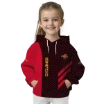 iowa state cyclones monogram pattern red hoodie best selling