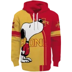iowa state cyclones playful snoopy red hoodie best selling