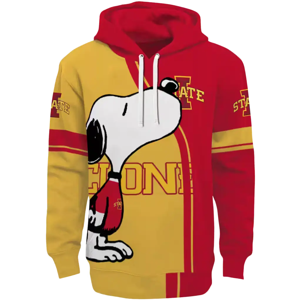 iowa state cyclones playful snoopy red hoodie best selling iowa state cyclones playful snoopy red hoodie best selling