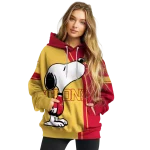 iowa state cyclones playful snoopy red hoodie best selling