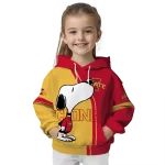 iowa state cyclones playful snoopy red hoodie best selling
