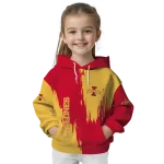 iowa state cyclones splatter effect red hoodie best selling