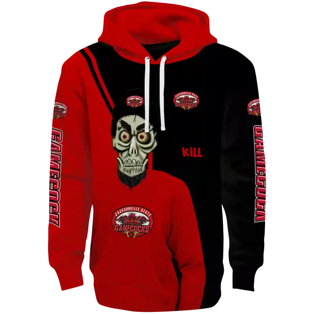 jacksonville state gamecocks achmed skull red hoodie best selling jacksonville state gamecocks achmed skull red hoodie best selling