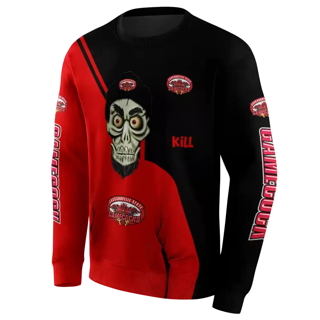 jacksonville state gamecocks achmed skull red hoodie new arrival jacksonville state gamecocks achmed skull red hoodie new arrival