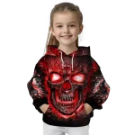 jacksonville state gamecocks demonic skull red black hoodie best selling