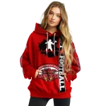 jacksonville state gamecocks football heartbeat red hoodie best selling