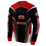 jacksonville state gamecocks futuristic pattern red black hoodie best selling