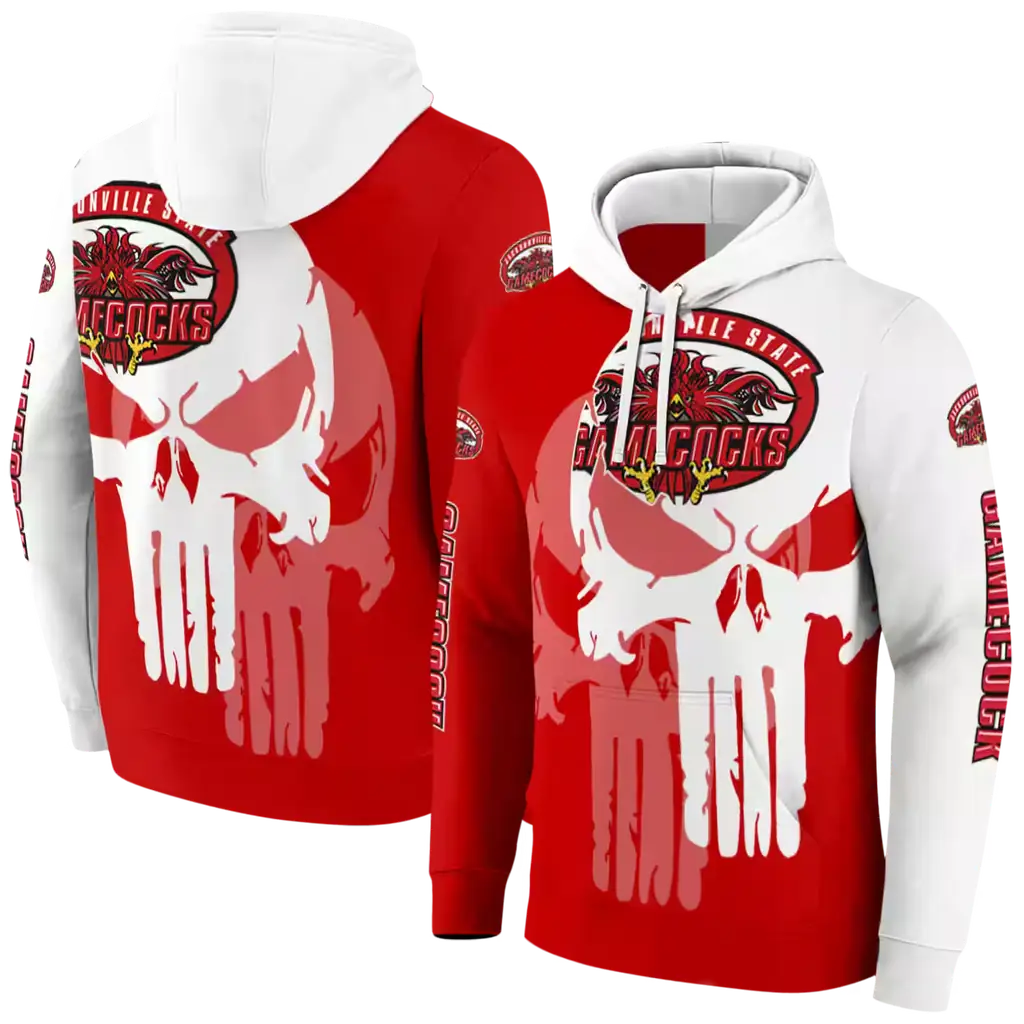 jacksonville state gamecocks graphic punisher red white hoodie fashion forward jacksonville state gamecocks graphic punisher red white hoodie fashion forward